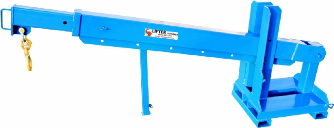 Kran til montering p truck. Til emner der skal lftes via lftejer og stropper etc.