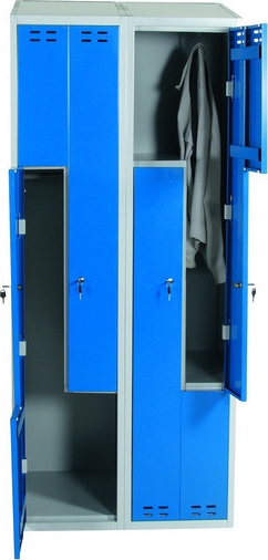 2 delte opbevaringsskabe omklædningsskabe 2 delte opbevaringsskabe omklædningsskabe