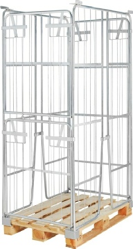 Pallebbur med åbnemulighed på kortside