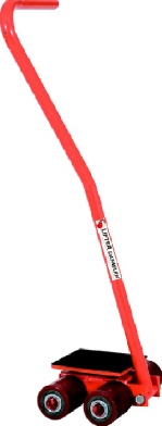 Maskintransportør med trækstang. Skridsikker belægning