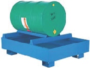 Spildbakke til liggende tnder. 205 l tnder