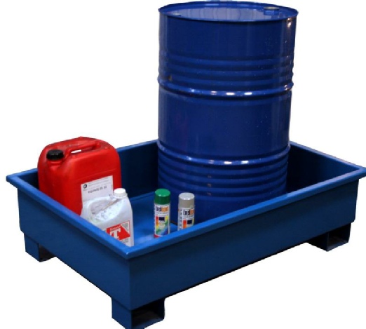 Spildbakke til tnder og dunke mm.