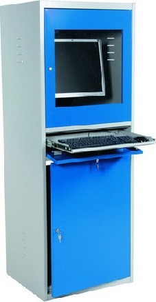 Terminalskab - komputerskab til værksted, lager og produktion Terminalskab - komputerskab til værksted, lager og produktion