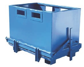 Tipcontainer. Tmmes i bunden