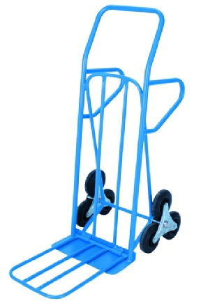 Trappes�kkevogn med fast og nedf�ldelig lastplade