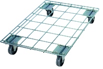 Kraftig trolley med 4 drejehjul